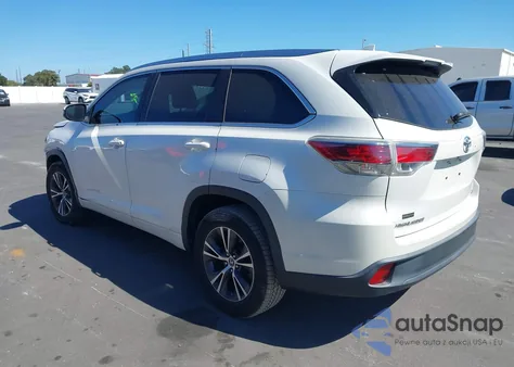 2016 Toyota Highlander Xle V6 from USA, damaged, VIN 5TDKKRFH5GS506306